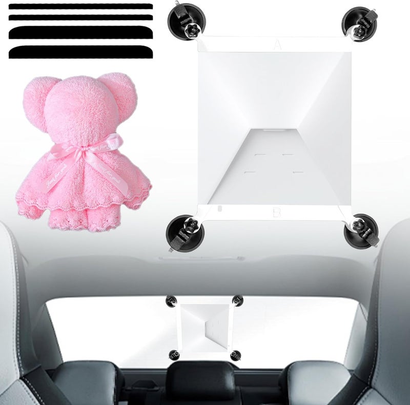 Aottykro Starlink Mini Sunroof Suction Cup Mount,Starlink Mini Car Mount and Car Windows Mounting Kit,with Strong Suction Cups Ensures Satellite Signal Stability While Driving,Yacht RVS Trips (White) - Image 1